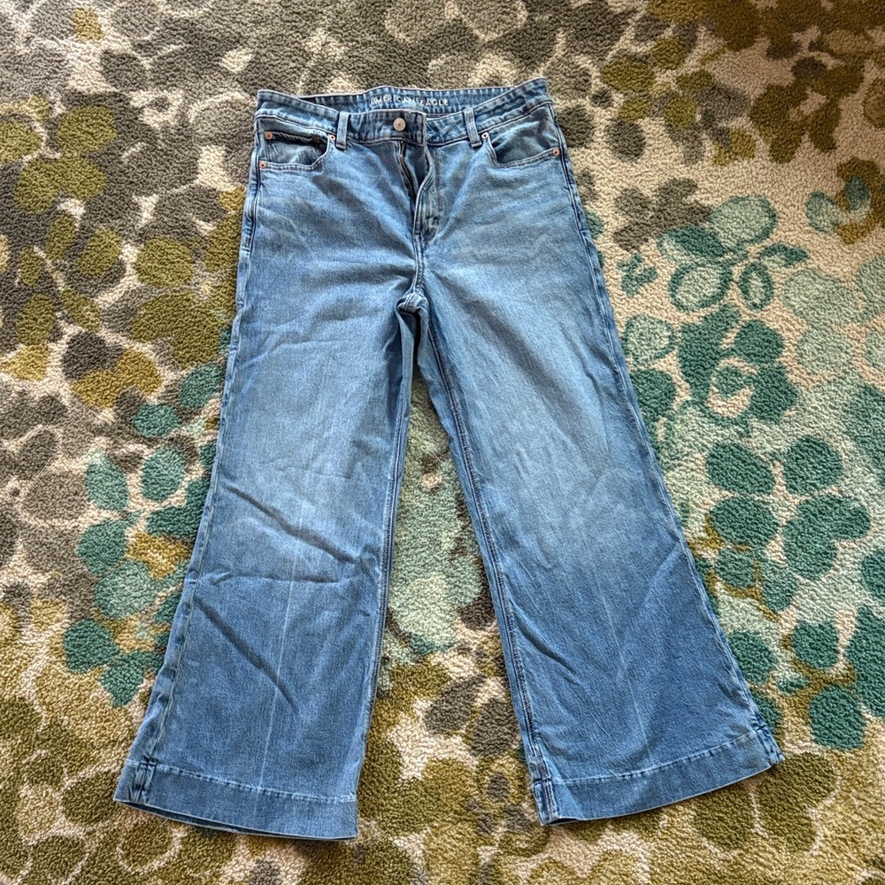 American Eagle Outfitters Light Blue Flare Jeans